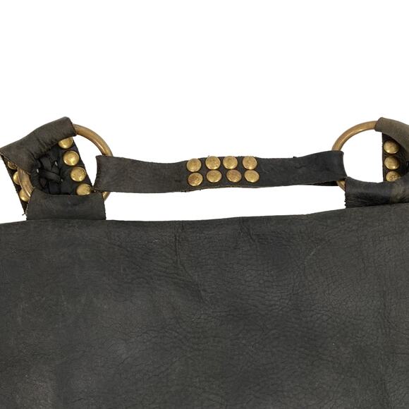Panyc paolo angelucci black leather backpack main image 9